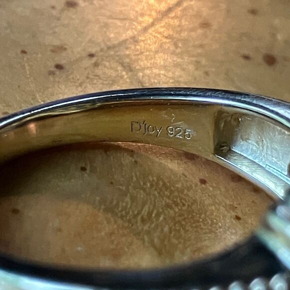 Natural Yooperlite Sterling Silver Ring Size 8 - Picture 6 of 10